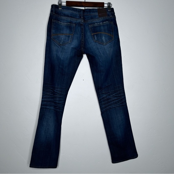 DRIFTWOOD Skinny Slim Straight Denim Jeans Size 28 Mid Rise Lightly Distressed - Picture 2 of 14